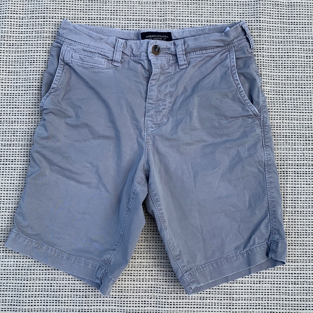 American Eagle NexGen Flex Shorts Gray Mens Sz 26